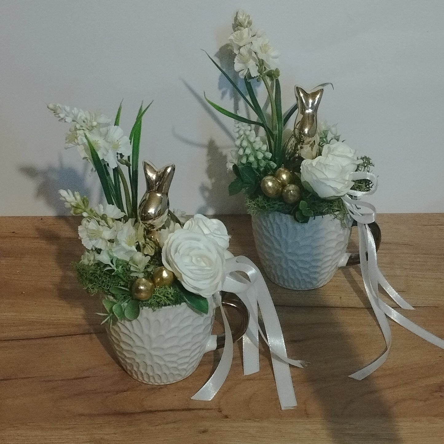 Arany nyuszi fehérben