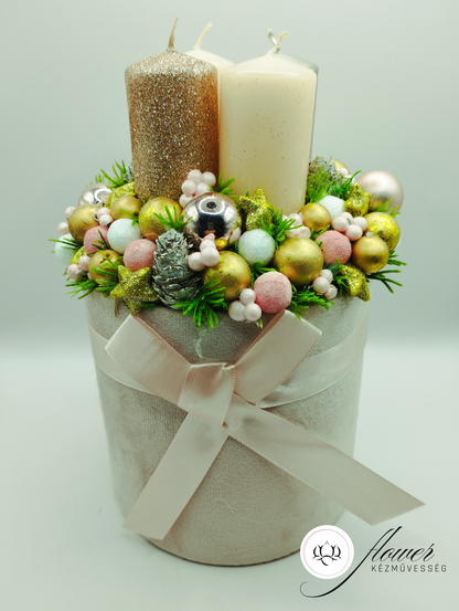 Rózsaszín adventi box