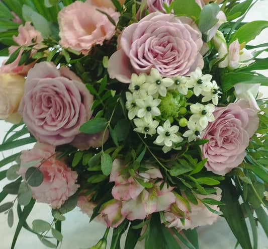 Vegyes csokrok rózsaszínes árnyalatok