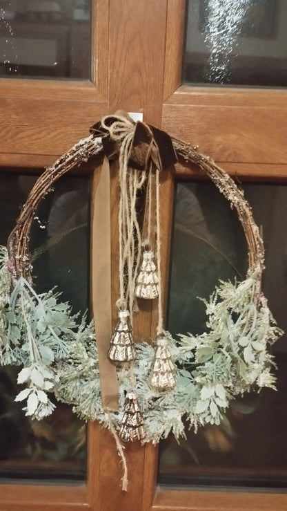 Egyszerű ajtódísz választható szallagal