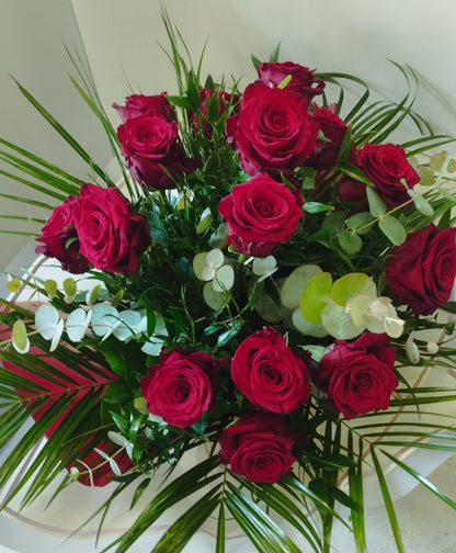 15 száll bordó rózsa