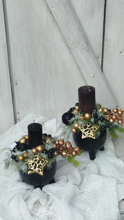 Fekete arany asztaldísz