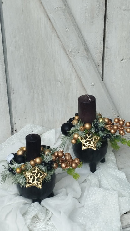 Fekete arany asztaldísz