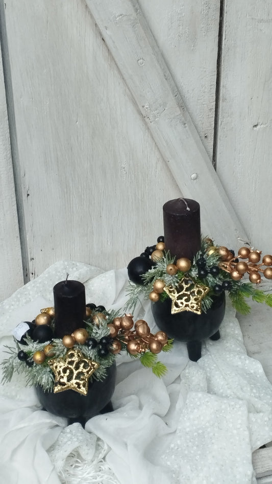 Fekete arany asztaldísz