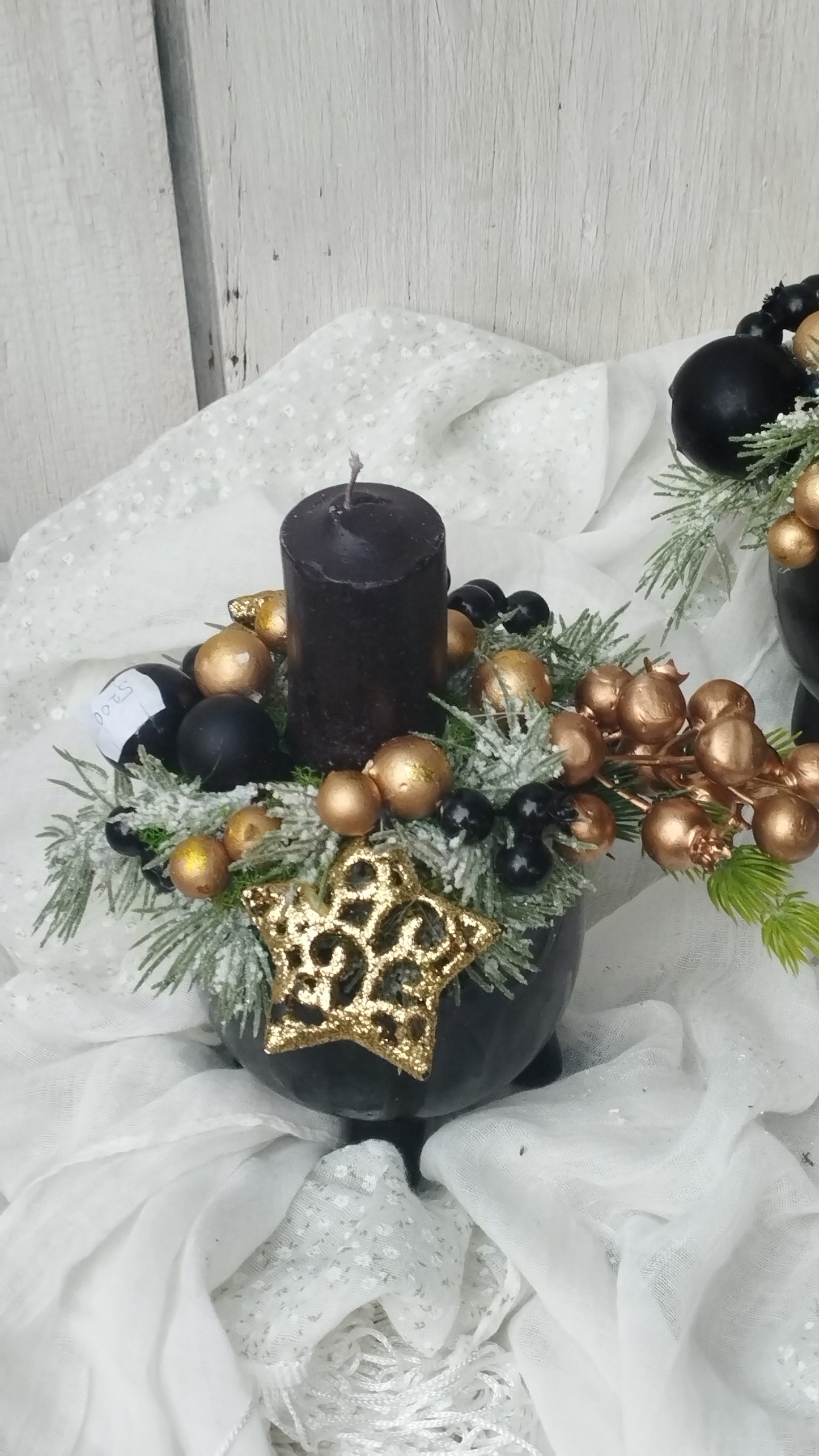 Fekete arany asztaldísz