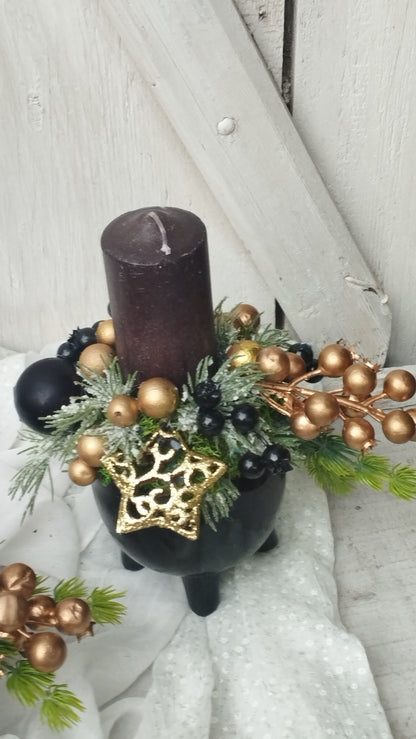 Fekete arany asztaldísz