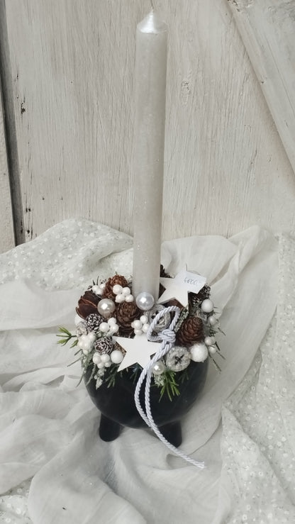 Gyertyás asztaldísz