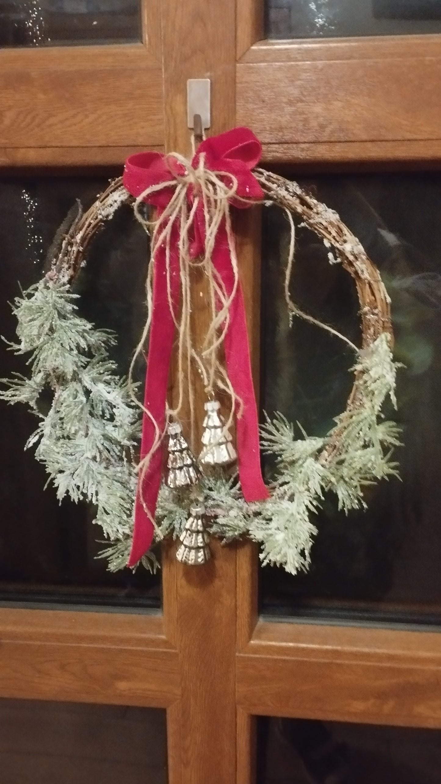 Egyszerű ajtódísz választható szallagal