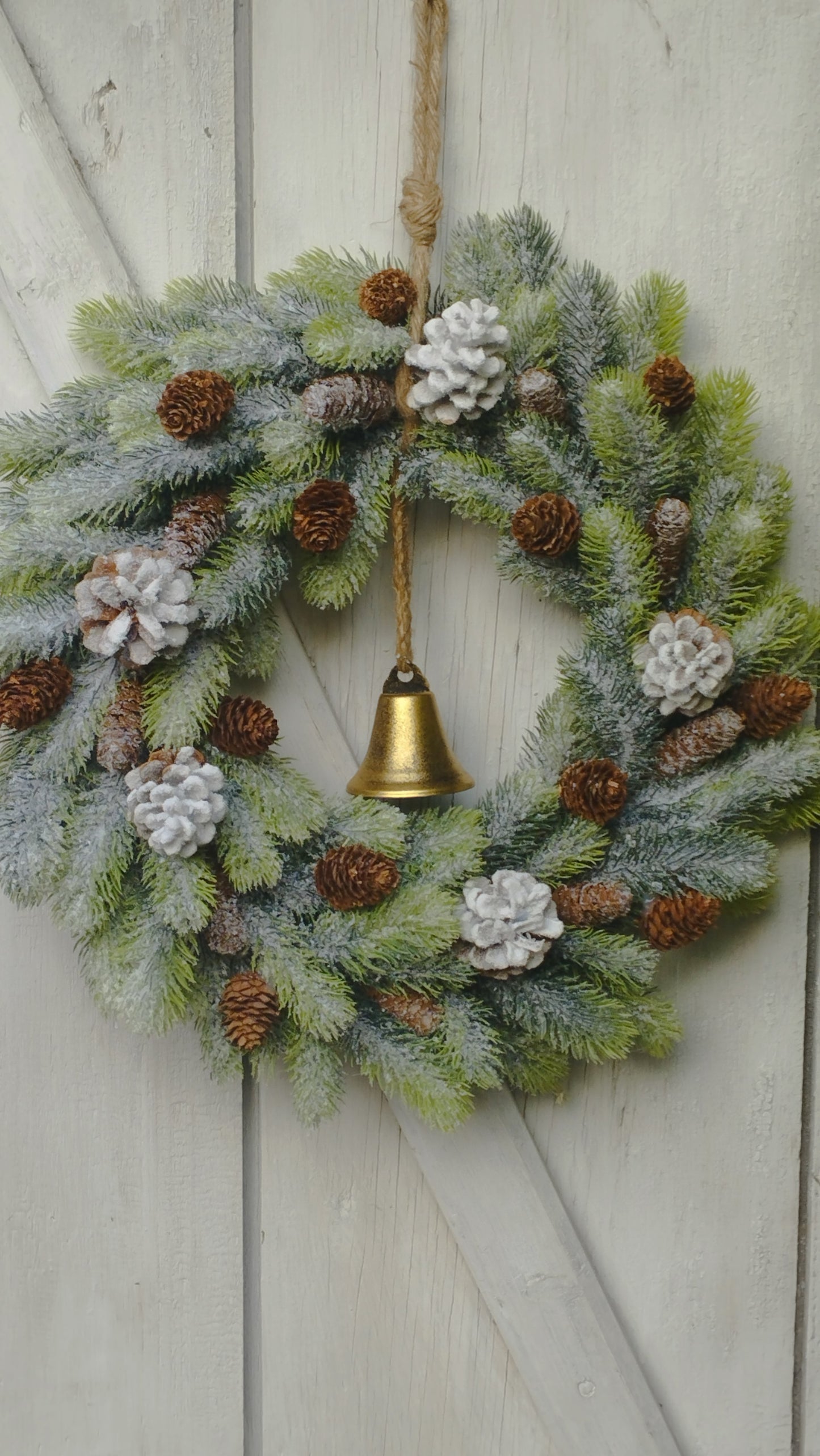 Természetes hatású kopogtató csengővel 45cm