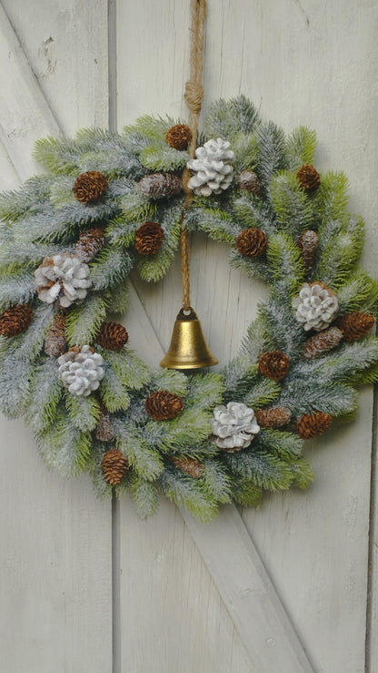 Természetes hatású kopogtató csengővel 45cm