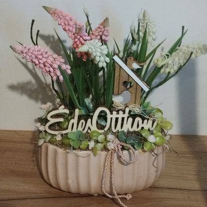 Rózsaszín ,fehér Gyöngyike