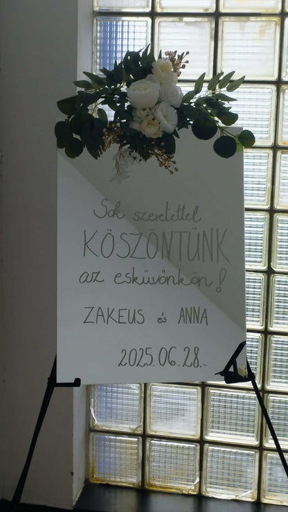 Eskűvői terem díszítés